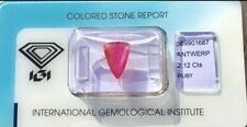 Rubino Naturale 2.12 Carati Certificato Igi Nessun Trattamento.