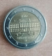 2 Euro 2019 Germania Bundesrat Consiglio federale UNC  Fdc Zecca J Commemorativa