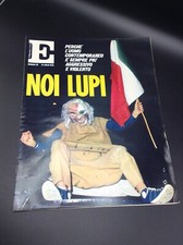 L’ESPRESSO COLORE N°28 1970 NOI LUPI VIOLENZA CONTEMPORANEA MASCHERA CARNEVALE