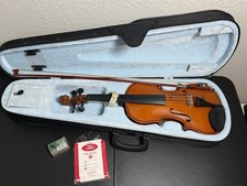 Vintage Violin With Bow & Case