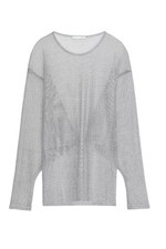 Top zara maglia - zara, metallizzata