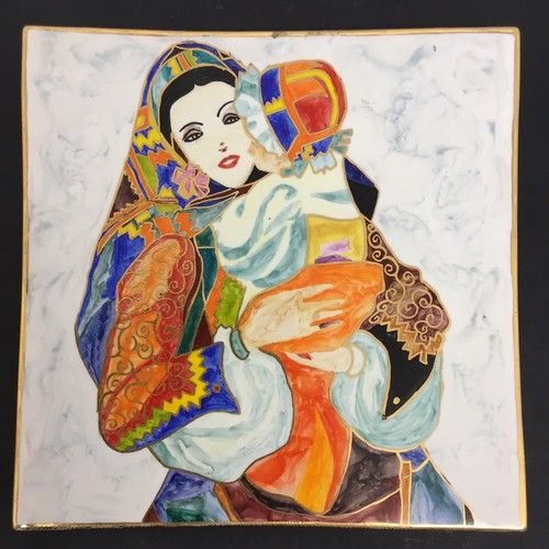 Grande piatto placca - placca, ceramica