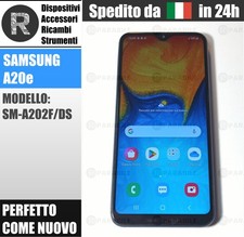 Samsung Galaxy A20e Blu PERFETTO SM A202F DS 3/32 5.8" Testato e GARANTITO