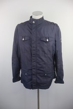 TRUSSARDI GIUBBINO A VENTO GIACCA UOMO TG 50 MAN CASUAL VINTAGE JACKET BLU