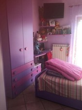 Cameretta bambini ragazzi completa di due letti singoli armadio scrivania sedia 