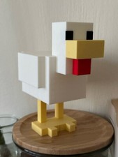 Gallina Minecraft in 3D –