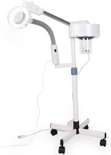 2 in 1 Vaporizzatore Viso Vapore per Pulizia Viso, Viso Estetista Stativo Regola