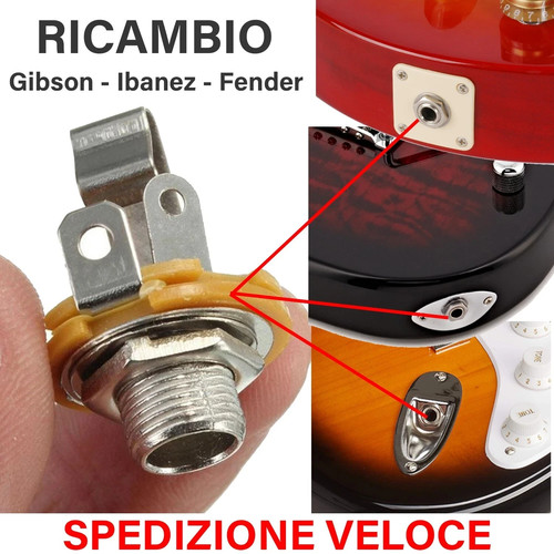 Presa jack per - per, chitarra