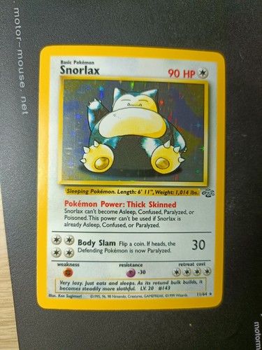 Pokemon tcg snorlax - pokemon, vintage