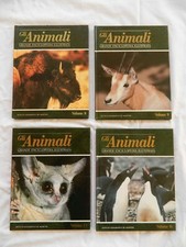 GLI ANIMALI Grande Enciclopedia Illustrata Volumi 8 9 13 16 De Agostini 1991