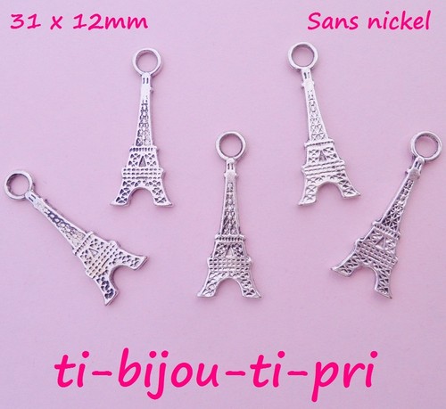 Lot pendentifs perles - de, 8
