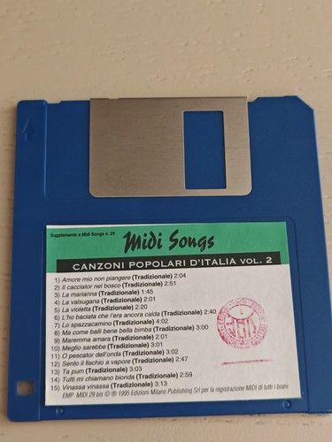 Midi songs dischetto floppy - dischetto,