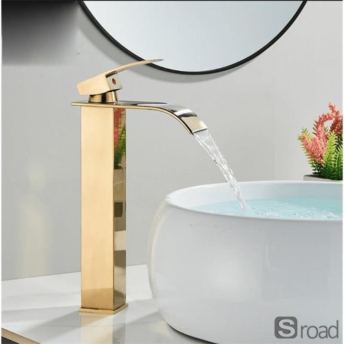 Rubinetto bagno oro - , spazzolato