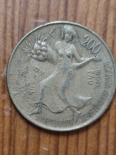 200 lire italia - 200, fao