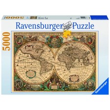 Ravensburger RVB17411 Puzzle da 5000 Pezzi - Antico Mappamondo