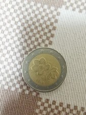 Moneta da 2 Euro Finlandia 2000 molto rara - Fiori Di lampone