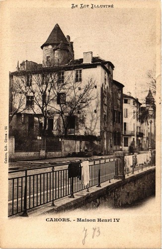 Cpa lot cahours - cpa, henri