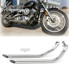 Long Short Staggered Exhaust