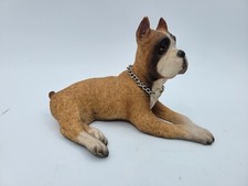 Vintage Resin Boxer Dog