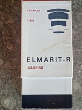 Elmarit 8 180 leicaflex - elmarit-r, 1:2.8/180