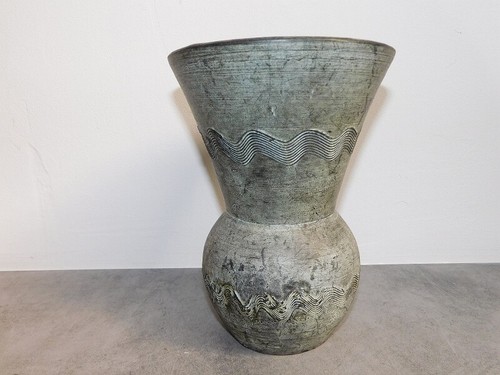 Vase terre brune - vase, en