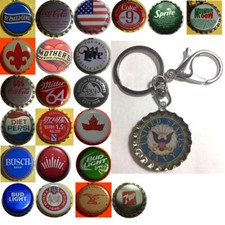 Portachiavi US Navy Coca-Cola Sprite Pepsi Bud Mountain Dew Miller & more tappo birra soda