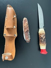 Lotto coltelli caccia cervo multiuso con custodia