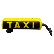 Targa taxi targa tetto taxi giallo nero soprammobile vero originale