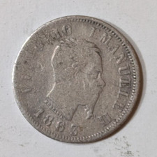 1863-M Silver Italy 50