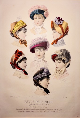 Parigi moda donna 1882 - , retrò