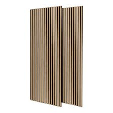 Mozart - Set di 2 pannelli fonoassorbenti decorativi in legno 235x60 cm