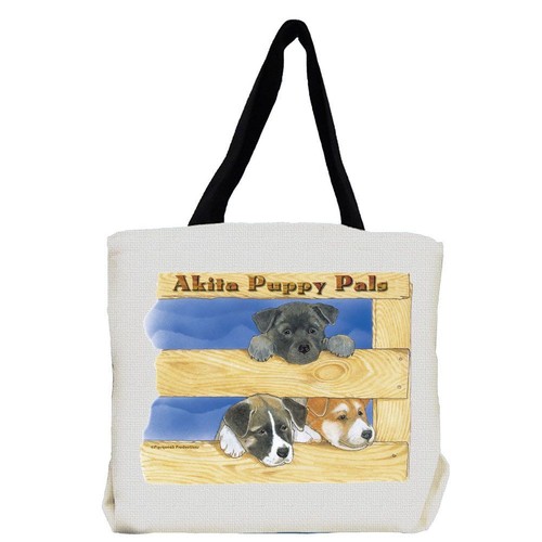 Borsa tote akita puppy pals - tote,