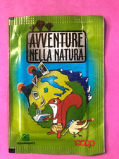 NO PANINI COOP BUSTINA DI FIGURINE SIGILLATA SEALED AVVENTURE NELLA NATURA (D4)