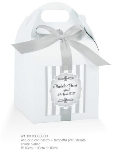 Scrigno bianco scatola - bianco,