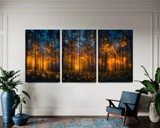 Arte da parete foresta magica