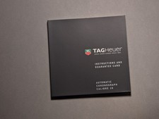 Tag Heuer Istruzioni Garanzia