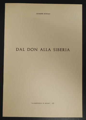 Dal don alla siberia giuseppe - dal,