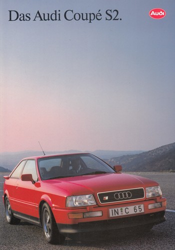 Audi coupe depliant - s2, b3
