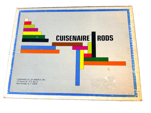 Vintage cuisenaire rods math - vintage,
