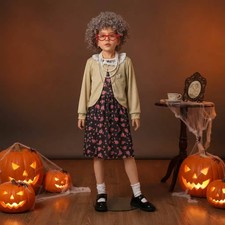 2 Pezzi Costume da Nonna per