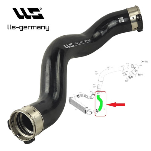 Tubo turbo per mercedes - turbo, gla