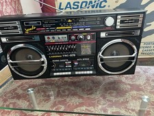 LASONIC TRC-975 Boombox radio lettore cassette anni 80 vintage con scatola funzionante GIAPPONE