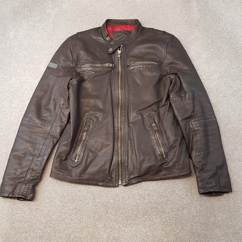 Superdry uomo giacca pelle - superdry,