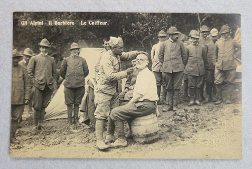 Foto cartolina militari alpini - foto,