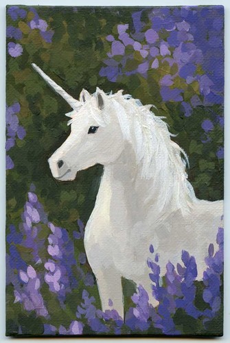 Dipinto originale unicorno - dipinto, originale,