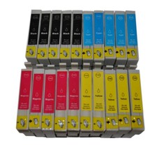 20 cartucce stampante per Epson Stylus DX6050 DX7400 DX7000f DX7450 DX8450 DX9400F