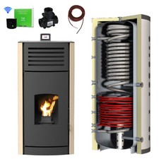Stufa a pellet/pellet 15 kW