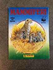 ALBUM DI FIGURINE MAMMIFERI ED. PANINI DEL 1989 VUOTO OTTIMO