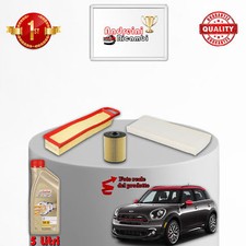 KIT TAGLIANDO FILTRI E OLIO MINI COUNTRYMAN R60 1.6 COOPER 85KW 115CV 2010 ->