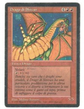 Magic the Gathering-Drago di Shivan revised ITA